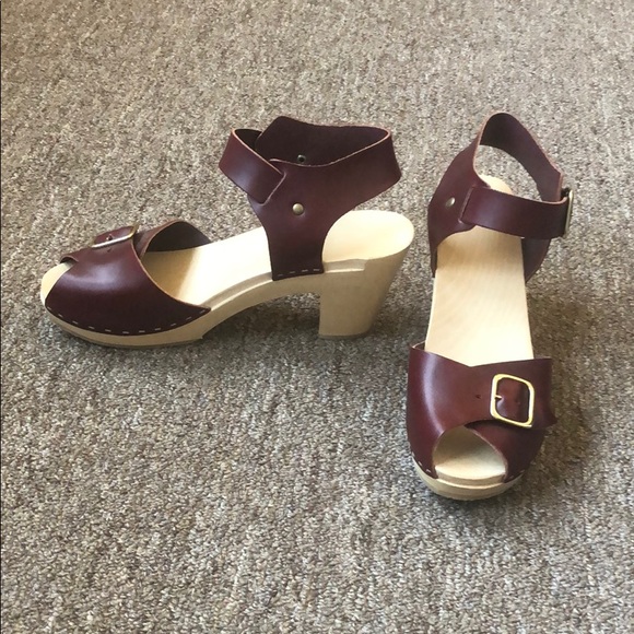 bryr Shoes - Bryr Studio handmade Margot wood leather clog